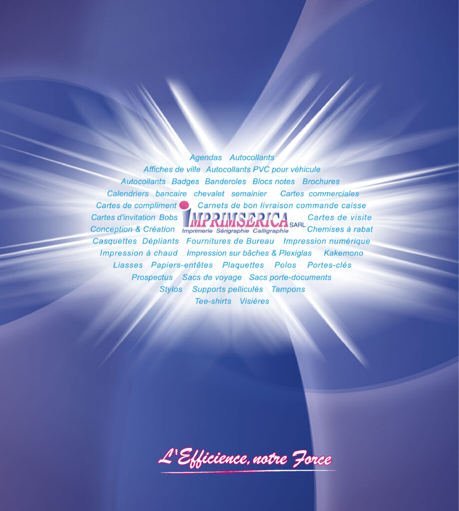 IMPRIMSERICA — plaquette de présentation